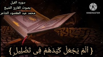 سوره الفيل بصوت القارئ الشيخ محمد عبد المقصود الشاعر