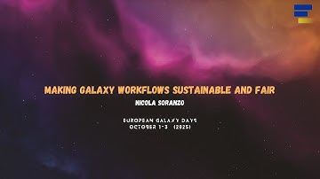 Making Galaxy workflows sustainable and FAIR