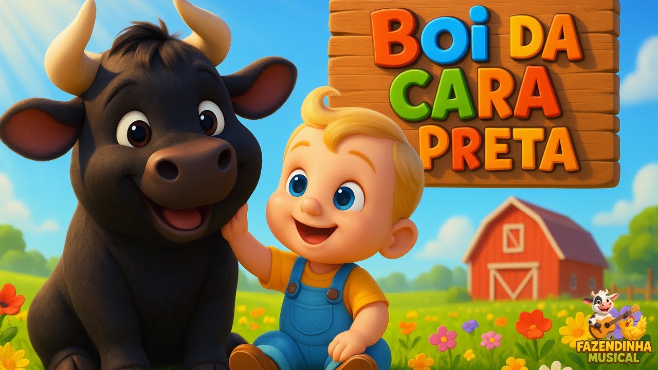 🐮 Boi da Cara Preta – Coletânea de Música Infantil com Nino | Fazendinha Musical
