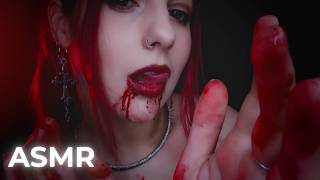 ASMR Vampire feeding on you II (Close up/ Soft Spoken/ Mouth Sounds)