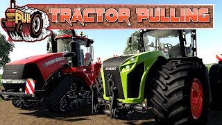 LS19 Tractor Pulling - XERION 5000 vs. QUADTRAC | Trecker Treck Simul