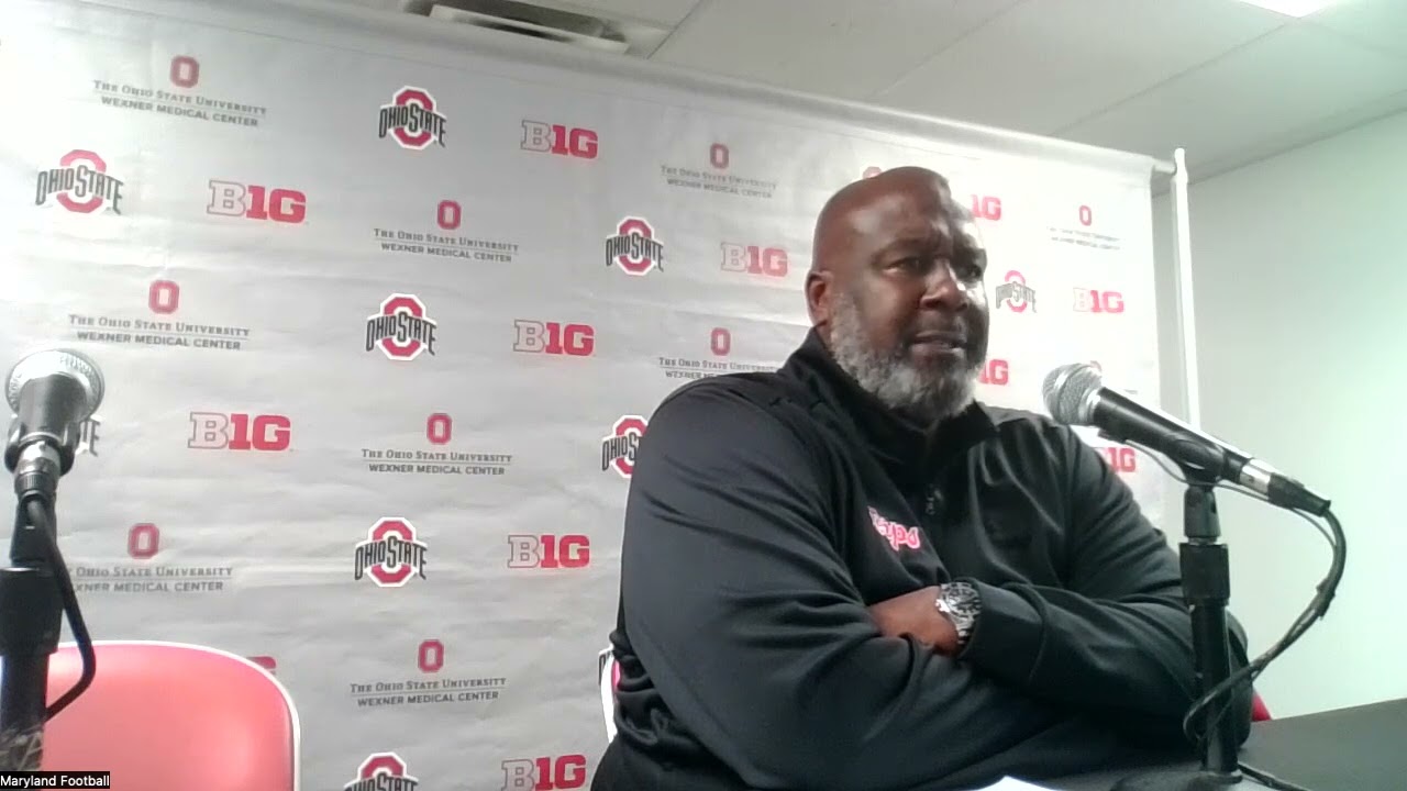 Ohio State's Marvin Harrison Jr. and Maryland's Mike Locksley