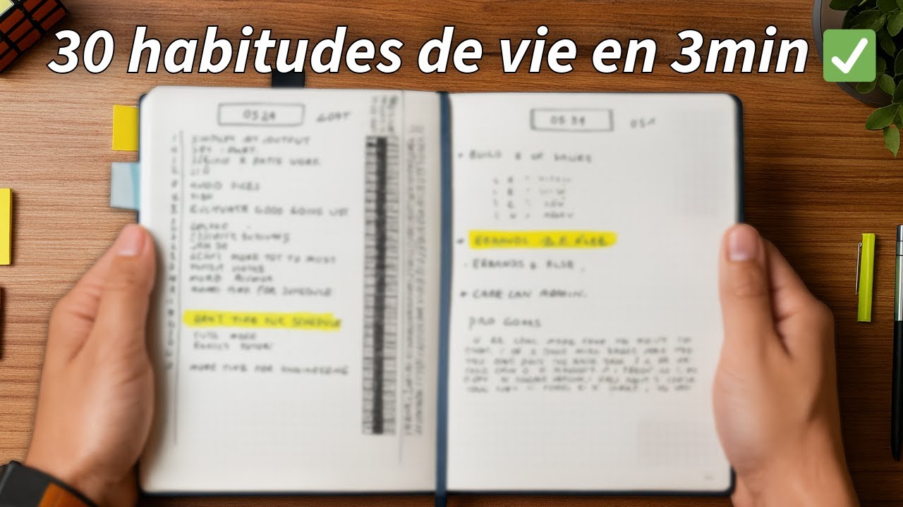 30 Habitudes qui vont (discrètement) changer Ta Vie en 3 min - YouTube
