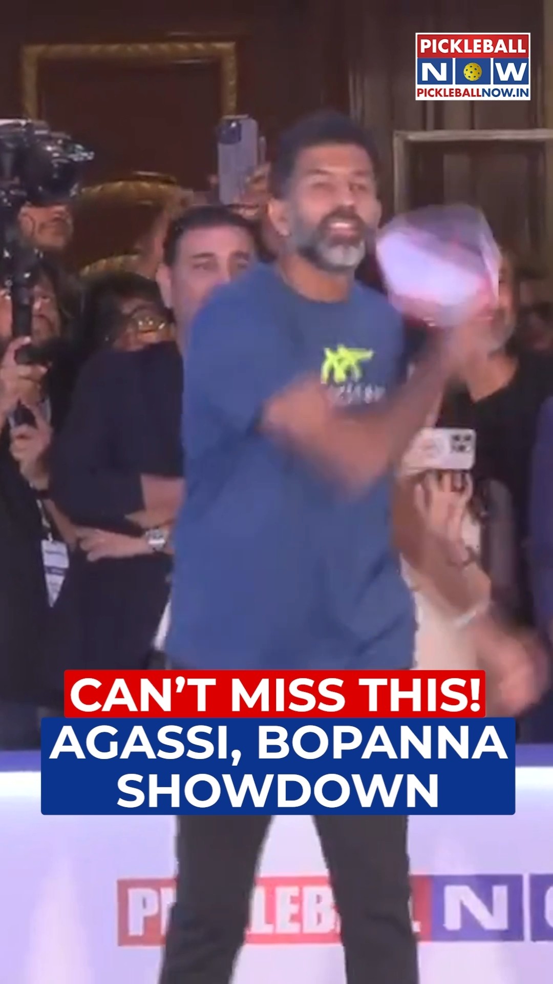 Agassi vs Bopanna: The Pickleball Showdown You Can’t Miss! #shorts