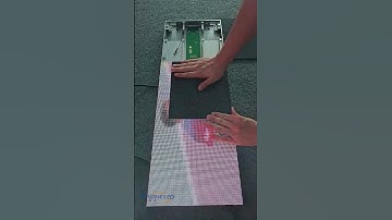Installing this LED wallpaper screen looks really comfortable#ledwall #leddisplay #ledscreen
