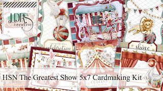 Hsn The Greatest Show 5X7 Cardmaking Kit Product Overview & Card Inspiration