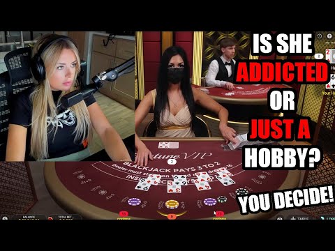 Does She Have An Addiction? YOU DECIDE | HighStakes BlackJack