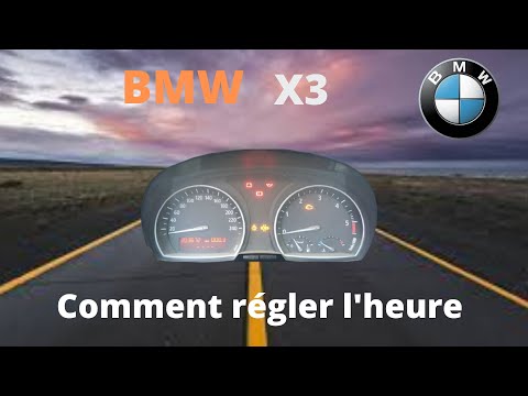 Vidéo: Comment changer l'heure sur ma BMW x3 2019 ?