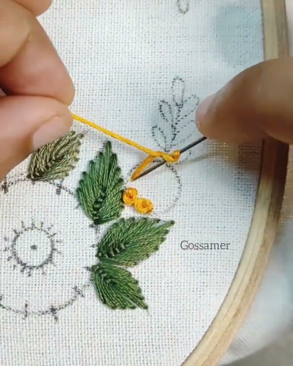 French Knot Flower Embroidery🌸