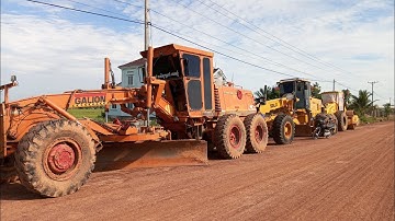 Spreading and Compaction for Sub base Material (Cambodia Rural Road)