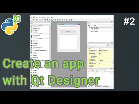 Download and create an app using Qt Designer (for PyQt6, PyQt5, PySide6)