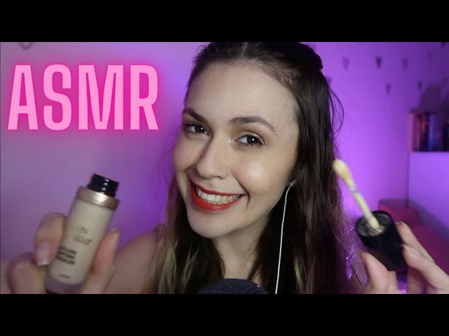 ASMR: TE MAQUIANDO SÓ MAKE IMPORTADA 💅🏻(delicadamente)