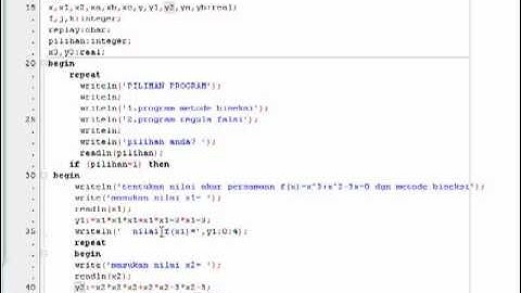 Perbandingan Metode Biseksi, Regula Falsi dan Iterasi Sederhana.mp4
