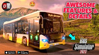 New Bus Simulator 2023 @OviLexSoft | Awesome Details & In-game Features | New Bus Gameplay screenshot 4