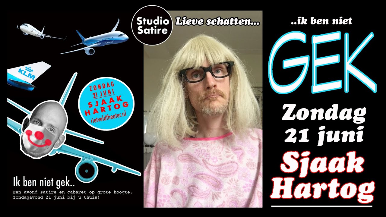 IK BEN NIET GEK.. (CABARET #VLIEGTUIG) - YouTube