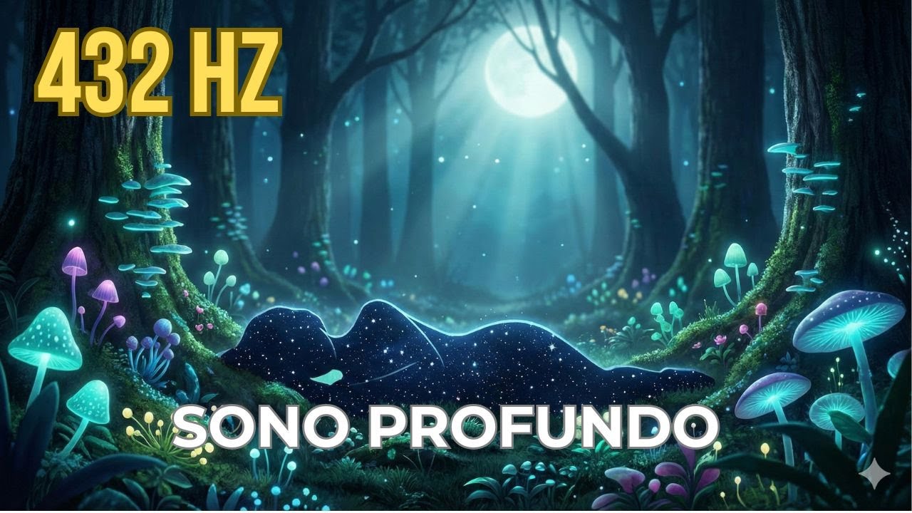 432Hz 🌿 DURMA EM 5 MINUTOS: A Frequência da Terra para Eliminar a Ansiedade e a Insônia