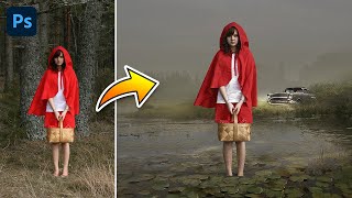 Photoshop Beginners Tutorial - Create a Soft Light Scene Photo Manipulation screenshot 2