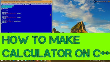 How to make Calculator on C++