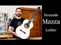 "The sound of the Wood" ( El sonido de la madera) Fernando Mazza Luthier