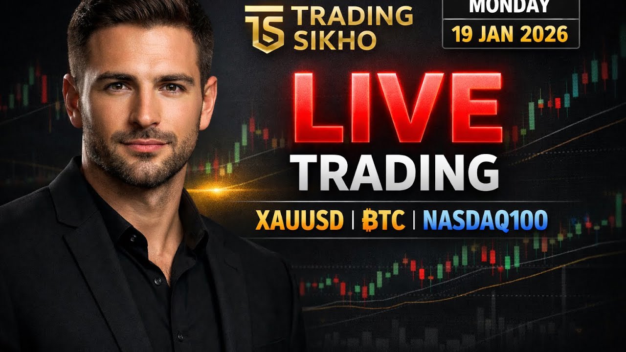 Live Trading XAUUSD Gold | BTC | NAS100 Today | Market Analysis 25/01/2026