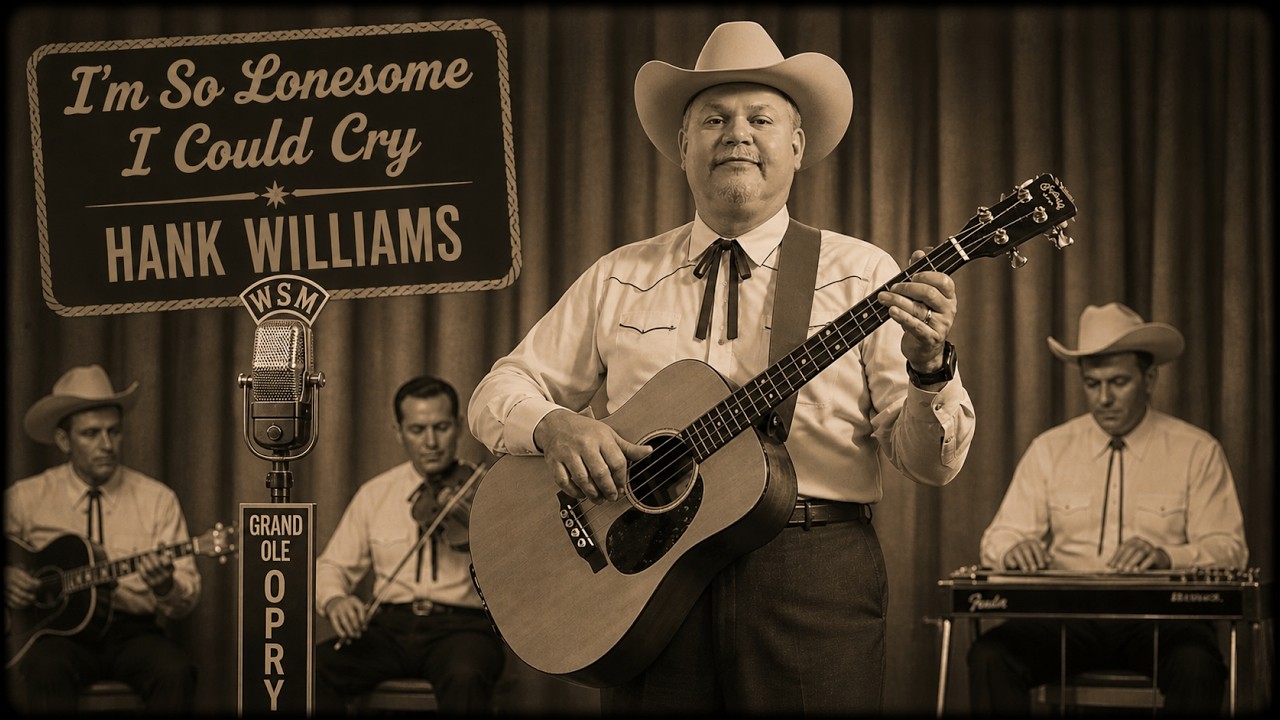 Hank Williams - I'm So Lonesome I Could Cry (Bass cover) thumbnail
