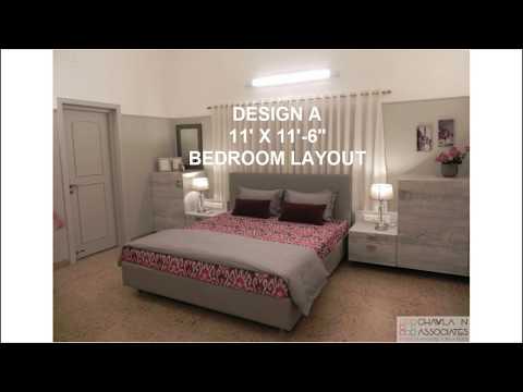 7 MCSIDT - Design a small bedroom layout - 11' x 11'-6"