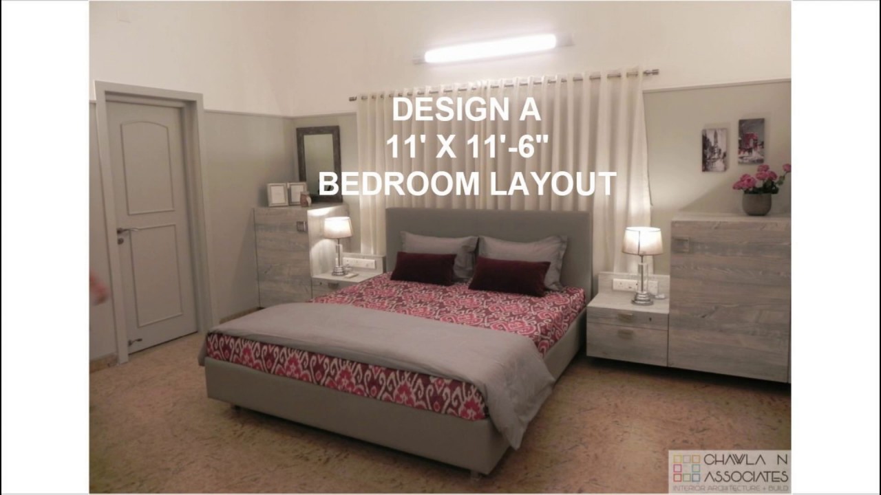 7 MCSIDT - Small bedroom layout design - 11' x 11'-6