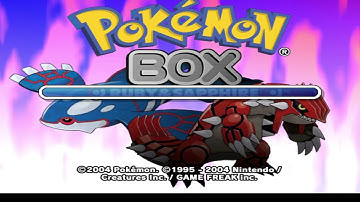 Pokemon Box Ruby and Sapphire - When You Have No Cable for your GBA