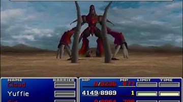 FF VII Ruby Weapon - No Materia No Items Solo Character No 7777 (SCNMNI) Part 2/5