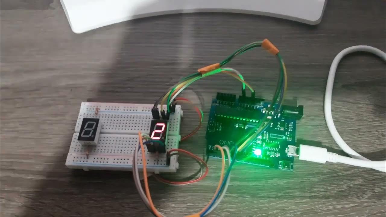 Contador de 0-9 con Tinkercad y Arduino - YouTube