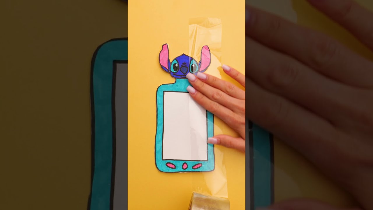 Stitch Style Phone For Toddlers Easy DIY Fun Kids Craft