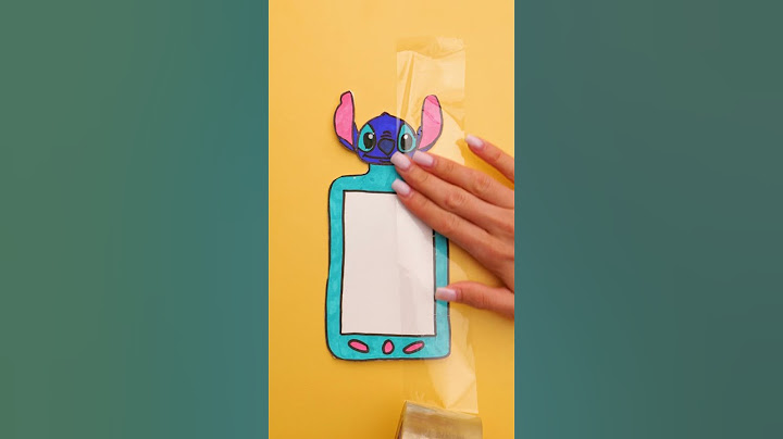Stitch-Style Phone For Toddlers! 💙📱 Easy DIY Fun ✂️✨ #kids #craft