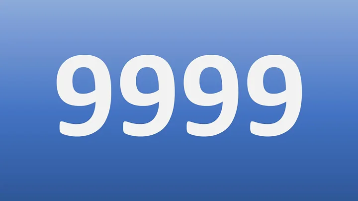 How to Pronounce 9999 in English