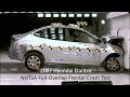 2007-2010 Hyundai Elantra NHTSA Full-Overlap Frontal Crash Test