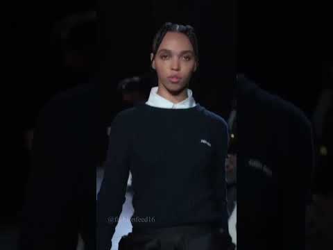 FKA Twigs walks Miu Miu SS23 runway