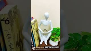 Thinker Abstract Sculpture Statue - White Abstract Sculpture Handcrafted Statue