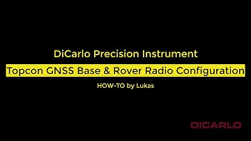 Topcon MAGNET Field how to configure base and rover with UHF