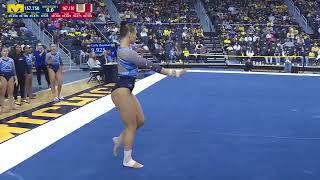 Jenna Mulligan 9.9 Floor Michigan vs Denver 3-15-24