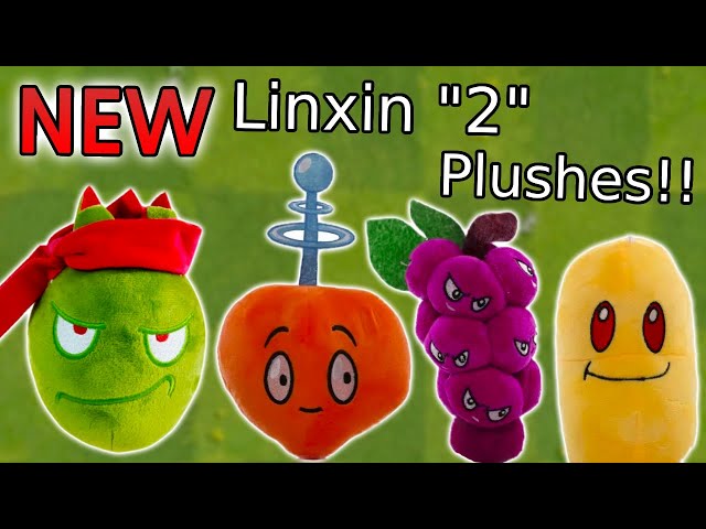 NEW Plants Vs Zombies Plushes!! Linxin 2 Set 8 Plushes!! - YouTube