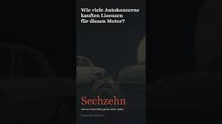 Wie viele Autokonzerne kauften Lizenzen für diesen Motor? #wirtschaftsgeschichte #deutschland