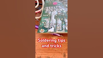 Soldering tips and tricks for beginners to use electronic project #soldering #solderingtips #shorts