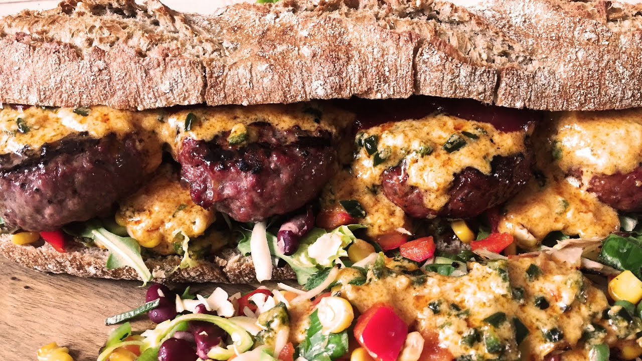 Jalapeno cheese burger