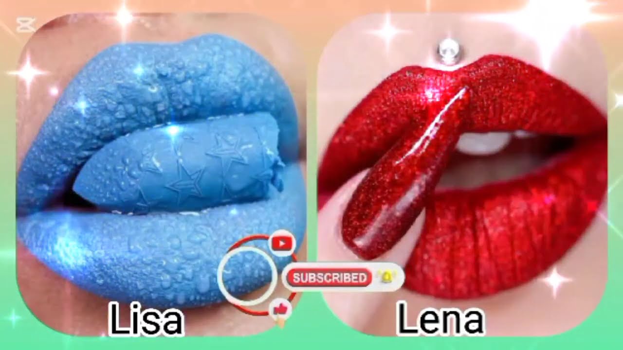 ONLY ONE CAN WIN 💞😱 | LISA or LENA | HEART HAIR TREND