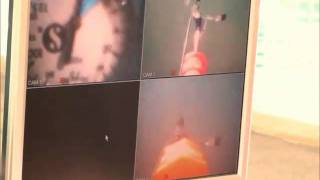 ROV maneuverability test (pilot's monitor view).wmv