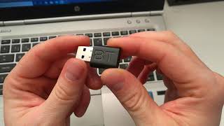 Bluetooth Audio Transmitter Receiver USB Adapter - How it works & strange 8Gb flash capacity