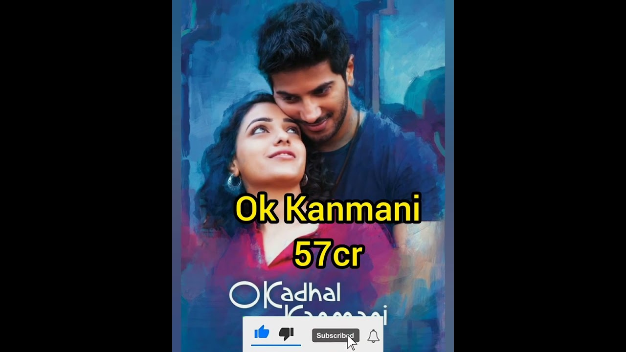 Dulqar Salmaan Top 5 High Collection Movies # kok # ok kanmani # sita raman # Number 1