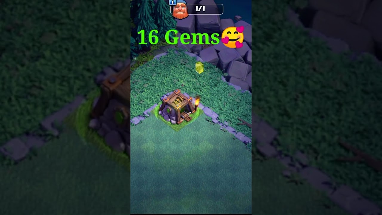 COC Gem Mine 16 Gems 💎 