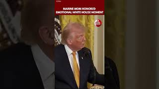 Trump Honors Marine Spouse at White House Military Mother’s Day Event