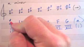 Primary Triads - 3 - Diatonic and Primary Triads in minor