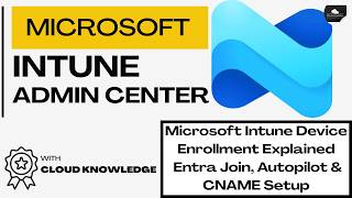 Complete Intune Device Setup Process | Entra Join, Autopilot & CNAME Setup